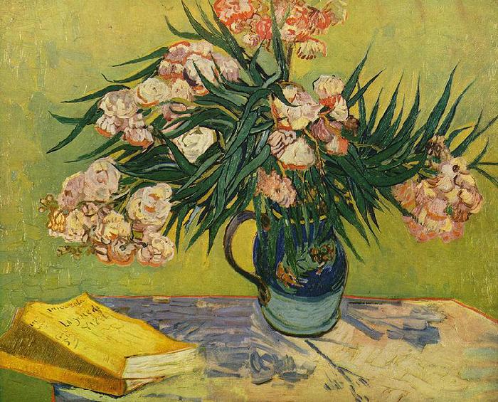 Vincent Van Gogh Stilleben mit Oleander oil painting image
